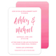 Pink Ombre Invitations Image 6 of 6